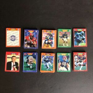1989 NFL Offical Pro Set Football Card Lot of 120 Cards Super Bowl Excellent